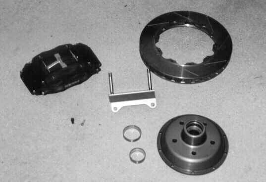 Camaro Brembo front disk brake components